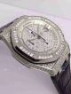 Knockoff Audemars Piguet Watch Silver Case Over The Sky Star Black Leather  (4)_th.jpg